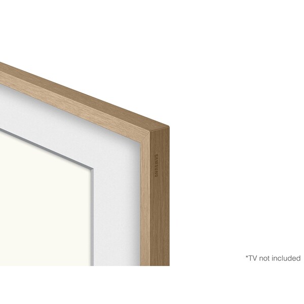 Samsung 2021/22 75-in. The Frame Customizable Bezel - Modern Teak Contemporary Style Wall Mountable Frame VG-SCFA75TK - main